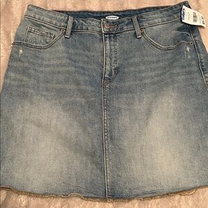 Old Navy Casual Blue Denim Skirt